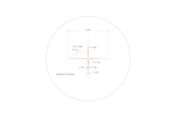Image of Valiant Optics Themys Rifle Scope, 4-12x40mm, 1in Tube, AO 10 1/2 Mil-Dot Red Illuminated Reticle, Black, VL4102