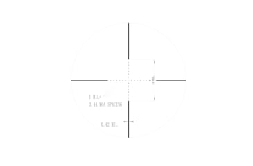 Image of Valiant Optics Zephyr Rifle Scope, 5-20x50mm, 30mm Tube, SF SIR Mil-Dot Red/Green Illuminated Reticle, Black, VL2103