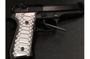 Image of Valkyrie Dynamics Beretta 92/96 - Cobra Grips, Brushed, 714270116186-1756