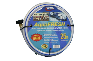 Image of Valterra Aquafresh High Pressure Drinking Water Hose - 1/2in x 25ft, White, W01-5300