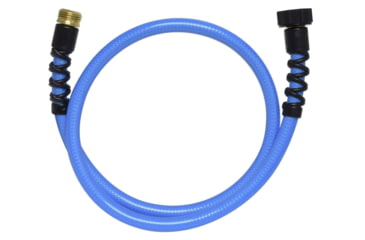 Image of Valterra Aquafresh High Pressure Drinking Water Hose With Hose Savers - 1/2in x 4, Blue, W01-8048