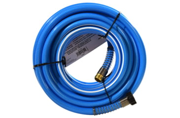Image of Valterra Aquafresh High Pressure Drinking Water Hose With Hose Savers - 5/8in x 50ft, Blue, 5/8in x 50ft, W01-9600