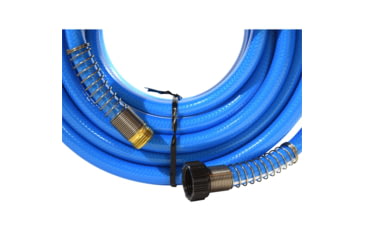 Image of Valterra Aquafresh High Pressure Drinking Water Hose With Hose Savers - 5/8in x 50ft, Blue, 5/8in x 50ft, W01-9600