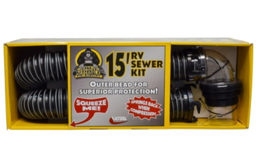 Image of Valterra Back Sewer Hose Kit - 15ft, Silver, 15ft, D04-0650