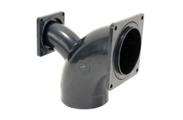 Image of Valterra Flanged Valve Fitting 2 Way Ell 3in Spigot x 3in Rotating Flange, T1036-1
