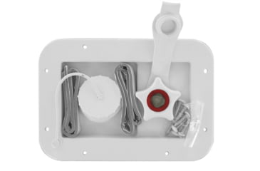 Image of Valterra Gravity/City Water Inlet, Carded, White, A01-2001VP