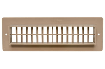 Image of Valterra Heating And A/C Floor Register - 2-1/4in x 10in, Light Brown, A10-3365VP
