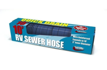 Image of Valterra Quick Drain Standard RV Sewer Hose, Boxed, 10ft, D04-0045