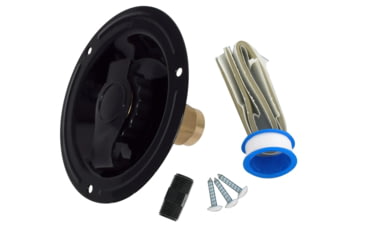 Image of Valterra Recessed Water Inlet - Fpt, Carded, Black, A01-0178LFVP