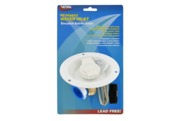 Image of Valterra Recessed Water Inlet - Fpt, Carded, White, A01-0176LFVP