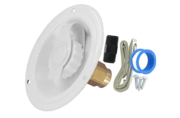 Image of Valterra Recessed Water Inlet - Fpt, Carded, White, A01-0176LFVP