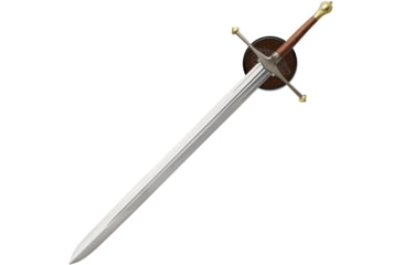 Image of Valyrian Steel Ice Sword of Eddard Stark, 42 unsharpened 1060HC steel blade, Wood handle, VS0109