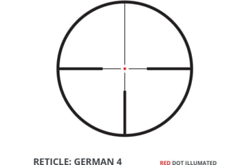 Image of Vanguard 1-7x44 Riflescope, 30 mm, Second Focal Plane, Illuminated Etched Reticle, German 4, Endeavor RS VII 1744G