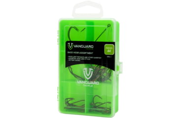 Image of Vanguard Bass Fishing Hook Assortment, 44 Pieces, VBHA-1