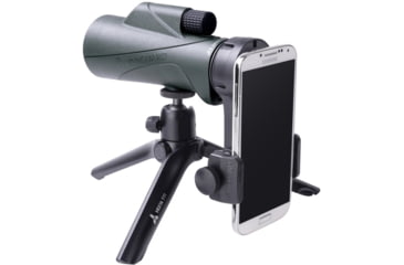 Image of Vanguard ED Glass 10x42 Monocular, PA-60 Smart Phone Adaptor, Bluetooth, Green, VEO HD2 1042M