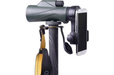 Image of Vanguard ED Glass 10x42 Monocular, PA-60 Smart Phone Adaptor, Bluetooth, Green, VEO HD2 1042M
