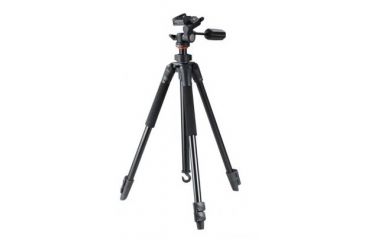 Image of Vanguard Espod 203AP Aluminum Alloy Tripod, Black w/ 3-Way Panhead &amp; Quick Lock