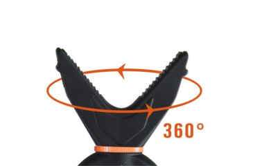 Image of Vanguard Scout B62 Shooting Stick, Black, 62in Max Height, ,ScoutB62