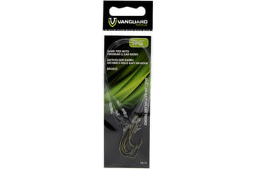 Image of Vanguard Snelled Aberdeen Fishing Fishing Hook, Size 10, 6-Pack, V126AG-10
