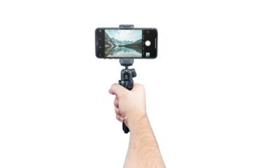 Image of Vanguard Vesta TT1 Aluminum Tabletop Tripod w/ Smart Phone Holder, Black Vesta TT1 BP