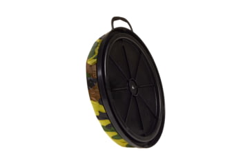 Image of Vanish Camo Swivel Seat Bucket Lid, Black and Camo, One Size, 5856