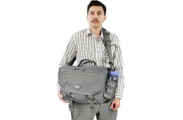 Image of Vanquest Gear ENVOY 3.0 Messenger Bag, Wolf Gray, Large 650340WG