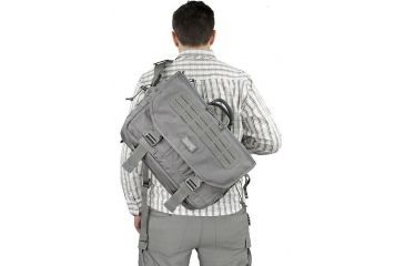 Image of Vanquest Gear ENVOY 3.0 Messenger Bag, Wolf Gray, Large 650340WG