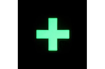 Image of Vanquest Gear Medical Cross - Glow In The Dark Patch, Coyote Tan, 9ZMDCR-100-CT-GITD
