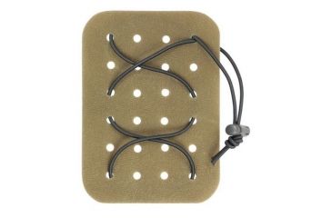 Image of Vanquest Gear MOHL-WEB Hook &amp; Loop Panel, Elastic Cord, Coyote Tan, Small 017701