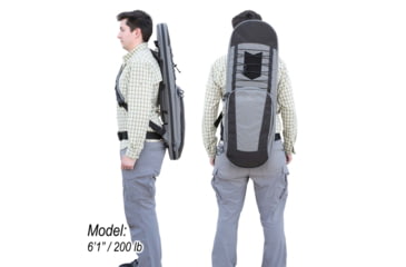 Image of Vanquest Gear RACKIT-36 Gen-2 36in Covert Rifle Case, WG /BK Trim, Large, 750236WGBK