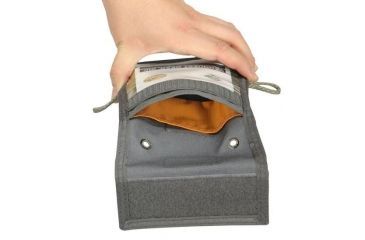 Image of Vanquest Gear TRAVERSE RFID-Blocking Passport ID Holder, Wolf Gray, Small 031120WG