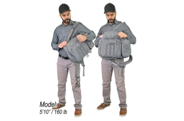Image of Vanquest Gear Trident-21 Gen-3 Backpack, Wolf Gray, Large, 770321WG
