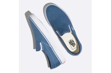 Image of Vans Classic Slip-On Shoes, 5 US M/6.5 US W, Navy, VN000EYENVY-5 US/6.5 US