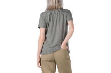 Image of Vans Classic V Ft Crew - Womens, Grey Heather, Small, VN0A4DREGRH-GH-S
