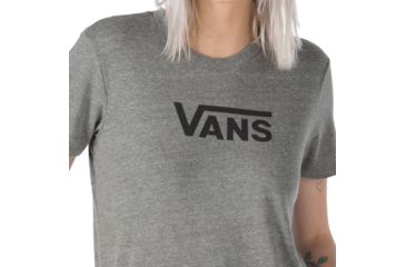 Image of Vans Classic V Ft Crew - Womens, Grey Heather, Small, VN0A4DREGRH-GH-S