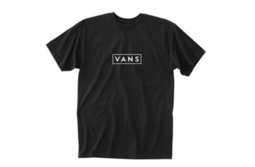 Image of Vans Easy Box SS Logo Tee - Mens, Black, XLarge, VN0A3HREBLK-XLarge