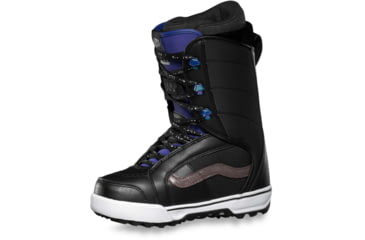 Image of Vans Ferra Pro Snowboarding Boots - Womens, Black/Purple, 8 US, VN0A3TFR-B5P-8