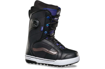 Image of Vans Ferra Pro Snowboarding Boots - Womens, Black/Purple, 8 US, VN0A3TFR-B5P-8