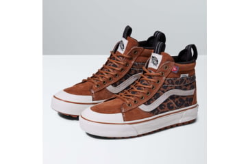 Image of Vans Fu SK8-HI MTE-2 Shoes, Chipmunk/Leopard, 6, VN0007NKA0A1-M-6