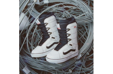 Image of Vans Hi-Standard OG Shoes - Womens, White/Black, 8.5, VN0A3TFSYB21-M-8.5