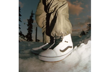 Image of Vans Hi-Standard OG Shoes - Womens, White/Black, 8.5, VN0A3TFSYB21-M-8.5