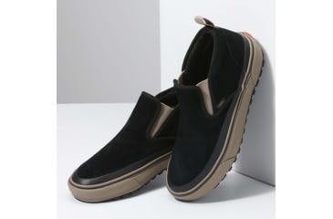 Image of Vans Mid Slip MTE-1 Shoes - Mens, Black/Brown, 10.5, VN0A5KQSYS81-M-10.5
