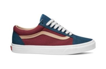 Image of Vans Old Skool Casual Boot, Textured Suede Sailor Blue/Port Llt, 10 US, VN0A38G1VMN-10 US/11.5 US