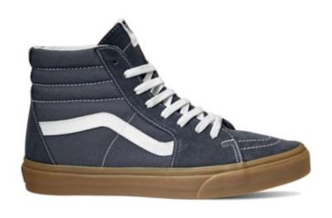 Image of Vans Sk8-Hi Casual Boot, Ebony/Gum, 12 US, VN0A38GEVS7-12 US/13.5 US