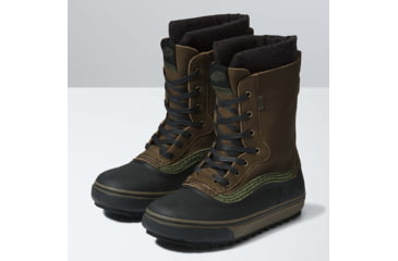 Image of Vans Standard Zip Snow MTE Shoes, Brown/Black, 11.5, VN0A5JI5Y491-M-11.5