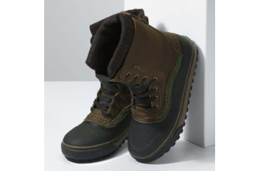 Image of Vans Standard Zip Snow MTE Shoes, Brown/Black, 11.5, VN0A5JI5Y491-M-11.5