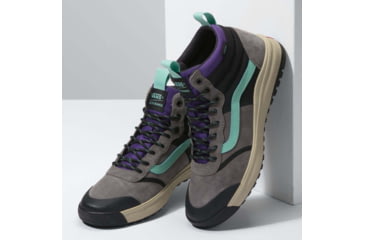 Image of Vans Ultrarange Hi Dl Mte Shoes, Pewter/Eucalyptus, 11, VN0A4BU5XV3-PE-11