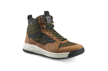 Image of Vans Ultrarange MTE HI Gore-Tex Winter Shoe, Green/Brown, Mens 8, Womens 9.5 VN0A4BIZ20A-8