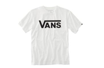 Image of Vans Vans Classic T-Shirt - Mens, White/Black, Small, VN000GGGYB2-Small
