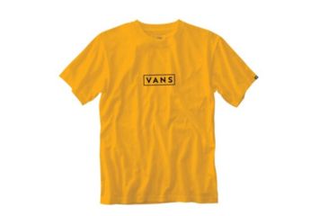 Image of Vans Vans Easy Box Short Sleeve T-Shirt - Mens, Gold Fusion, Large, VN0A3HRE6U4-Large
